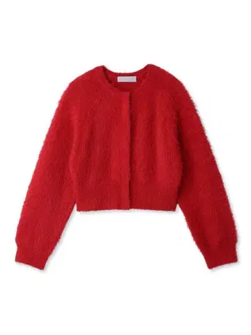 CELFORD 샤기 믹스 퍼 라이크 가디건