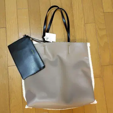 UNTITLED 베이지 토트백