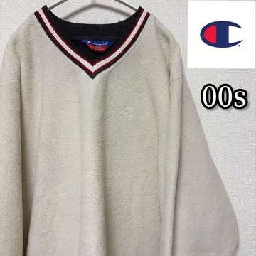 새상품급 00s Champion 챔피온 V넥 플리스 보아