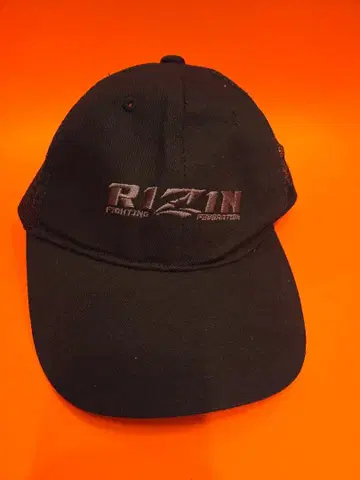 RIZIN 라이진 자수 스냅백 캡 블랙 격투기