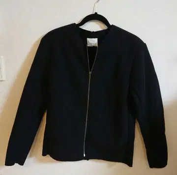 JUNRED 노카라 자켓 블랙