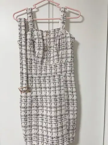 LIP SERVICE 스프링 트위드 점프수트 원피스