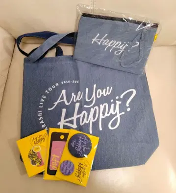 아라시 Are You Happy? LIVE 굿즈 토트백 & 파우치