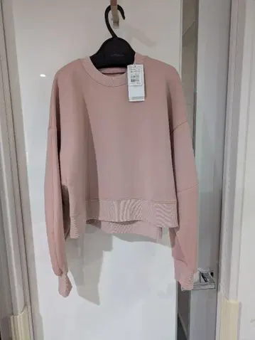 [택 포함 미사용 새상품] Vin 핑크 크롭 트레이닝복 야마다야