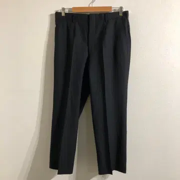 [새상품급] vintage 슬랙스 무지 블랙 모노톤