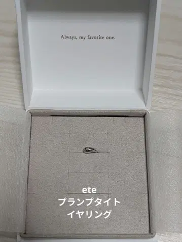 ete 한쪽 귀 플럼프 타이트 귀찌