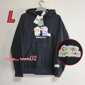 [ 새상품 ] 짱구는 못말려(크레용 신짱) 후드티 L 부리부리자에몽