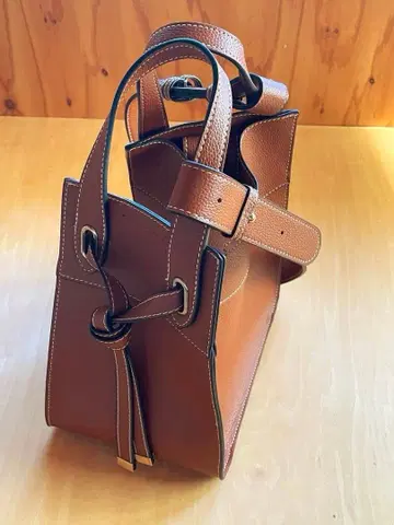 숄더백 가죽 브라운