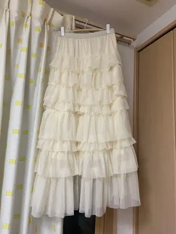 티어드 플레어 스커트