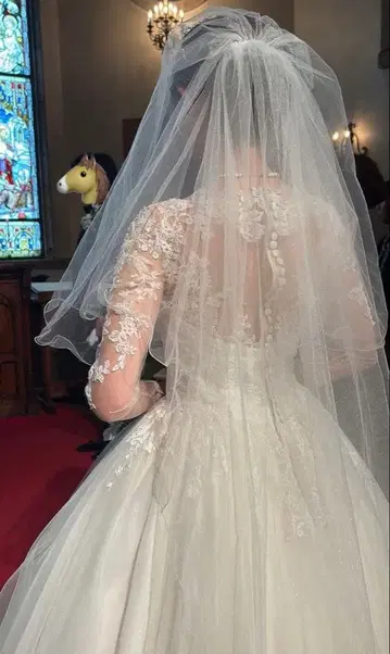 웨딩 베일 롱 베일