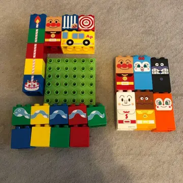 호빵맨 블록 세트 블록 라보 처음 만들었어! 친구들