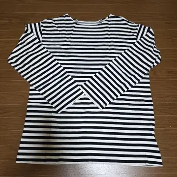 [카구레] 보더 롱 티셔츠