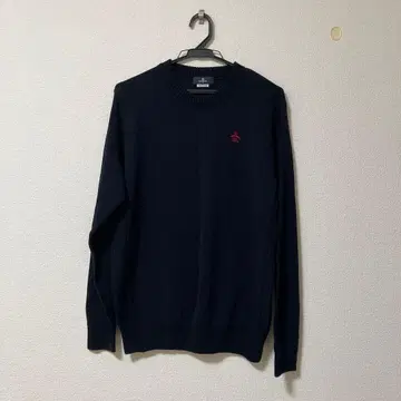 Munsingwear 네이비 크루넥 스웨터