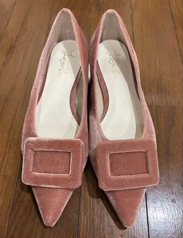 새상품 라우나레아 버클 스틸레토 펌프스 22.5cm 핑크