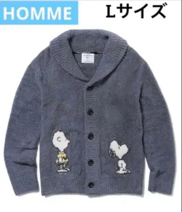 젤라또피케 PEANUTS 콜라보 스누피 가디건 HOMME L