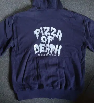PIZZA OF DEATH 후드티 L 네이비