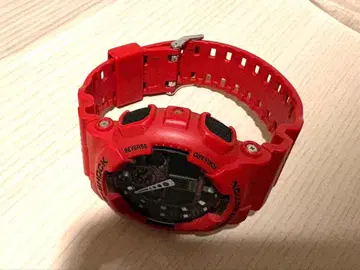 G-SHOCK GA100B 빨간색 배터리 방전