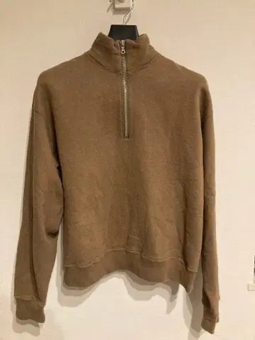 AURALEE 하프 지퍼 사이즈 1