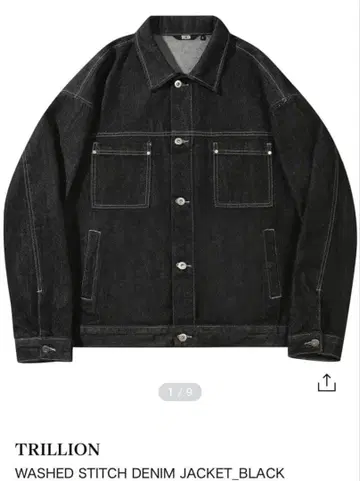 TRILLION WASHED STITCH DENIM JACKET