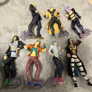 죠죠의 기묘한 모험 1번 복권 히트맨 팀 피규어 7체 세트