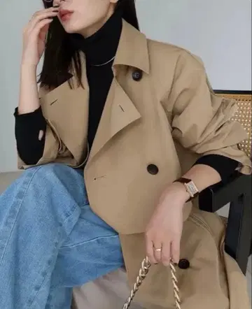 anuans 3way 트렌치코트 베이지