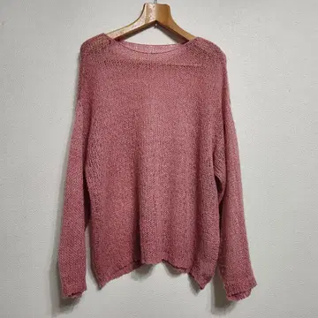 셀렉 모카 핑크 긴팔 니트