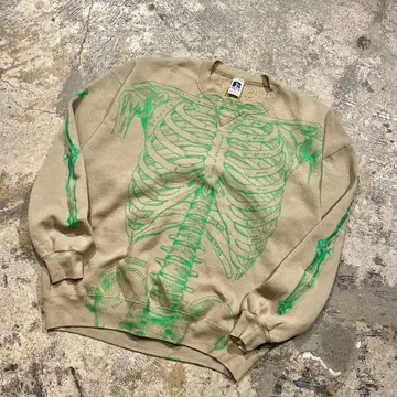 [초절정 레어] 90s USA제 RUSSELL 스컬 디자인