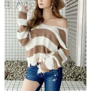 GYDA V넥 라이더 니트 TPS