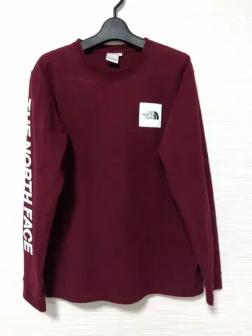 THE NORTH FACE 롱 슬리브 T셔츠 M 버건디