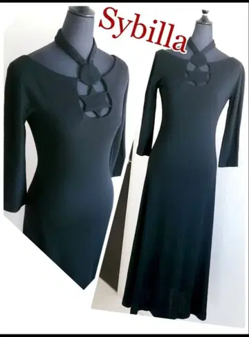시빌라 Sybilla 블랙 원피스