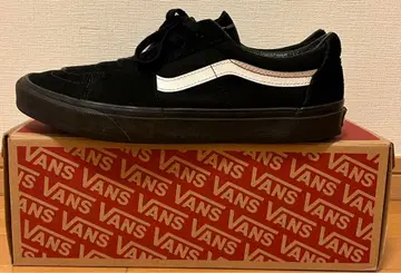 반스 SK-8 LOW 28cm 스웨이드 블랙 스케이트 로우