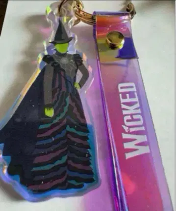 [새상품] 극단 사계절 위키드 시크릿 아크릴 키링 엘파바 2