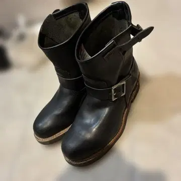 가죽 엔지니어 부츠 8 D (US)