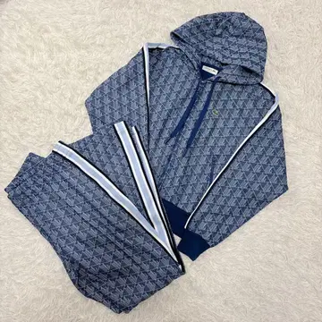 [ 미사용급 ] LACOSTE 트랙 자켓 셋업 M