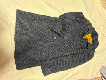 natural mist class 블랙 자켓 코트