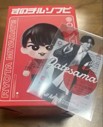 미야타테 료타 스노치루 소프트 비닐 클리어 스티커 굿즈