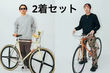 2벌 세트 노무라 쿤이치 Champion tripster 맨투맨 M