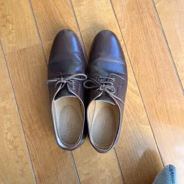 A.P.C 아페쎄 가죽 신발 브라운 가죽 신발 레이스업