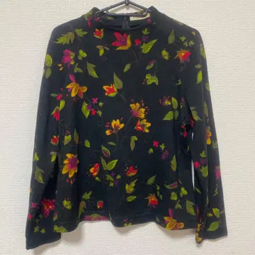 미니 꽃무늬 긴팔 니트 셋업