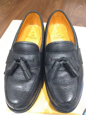 REGAL 블랙 로퍼 23.5cm 태슬 포함