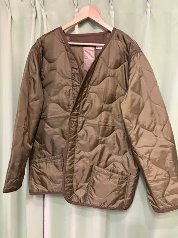 LARGE 퀼팅 자켓 올리브 그린