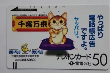 전전공사 마네키네코 전화카드 기사용