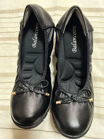 Balancore 블랙 플랫슈즈 24.5cm