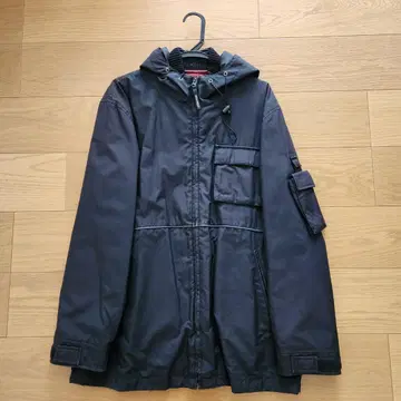 남성용 네오 시크 모즈 코트 라이너 부착 후드 부착 클리닝 완료