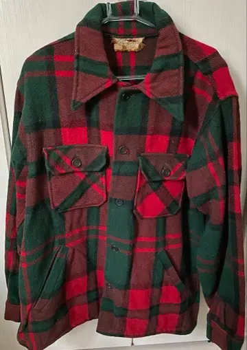 l.l.bean 엘엘빈 60s 체크 울 셔츠 자켓