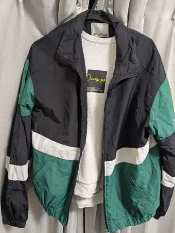 나일론 자켓 맨투맨 세트