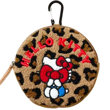 산리오 헬로키티 서클 사가라 파우치 레오파드