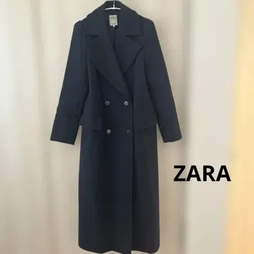 ZARA 남성용 체스터 롱 코트