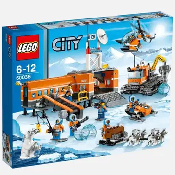 LEGO CITY 60036 스노우 베이스캠프와 크롤러 드릴