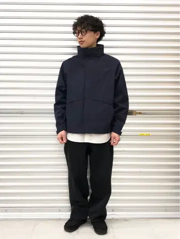 유니클로 윈드프루프 스탠드 블루종 블랙 UNIQLO